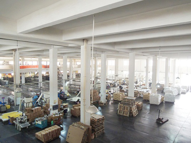 Interior view of a manufacturing facility